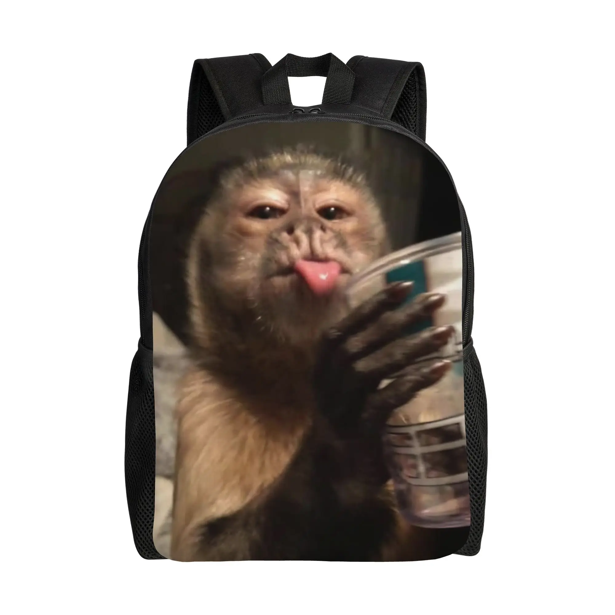 

Funny Monkey Cartoon Backpack for Kids Girls Boys Lightweight Backpacks Bags for Toddlers Preschool