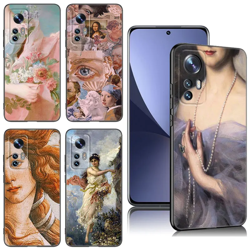 The Birth Of God Phone Case For Xiaomi Mi 8 9 SE 10 10T 11 12 13 Lite 9T 11T 12S 12T 13 Pro 11i 12X Black Silicone Cover