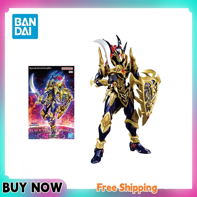 

Bandai Original Anime Yu-gi-oh! Figure-rise Black Luster Soldier Action Figure Assembly Model Toys Ornaments Children Toy Gifts