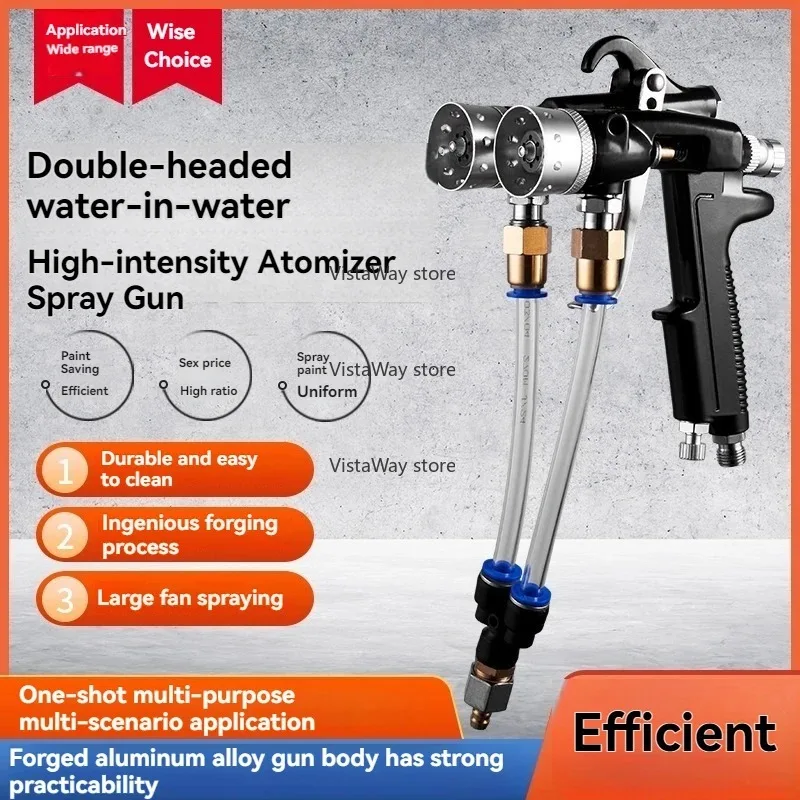 Double Ended Water in Sand Special Exterior Wall Coating Imitation Stone Water in Water Colorful Paint Spray Gun Spray Gun