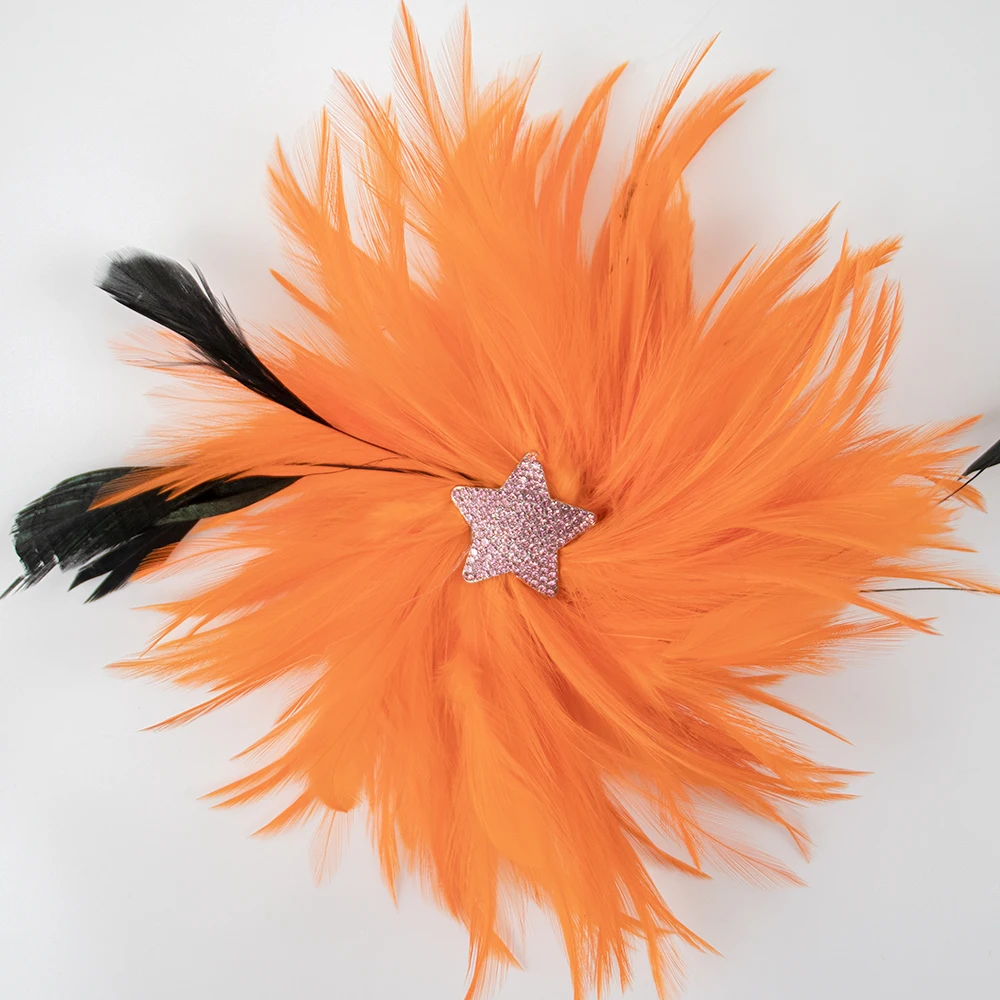 

Colored chest Flower Brooch VintageFeather Bouquet Brooch Design ClothingAccessories Pin Buckle for Women Corsage