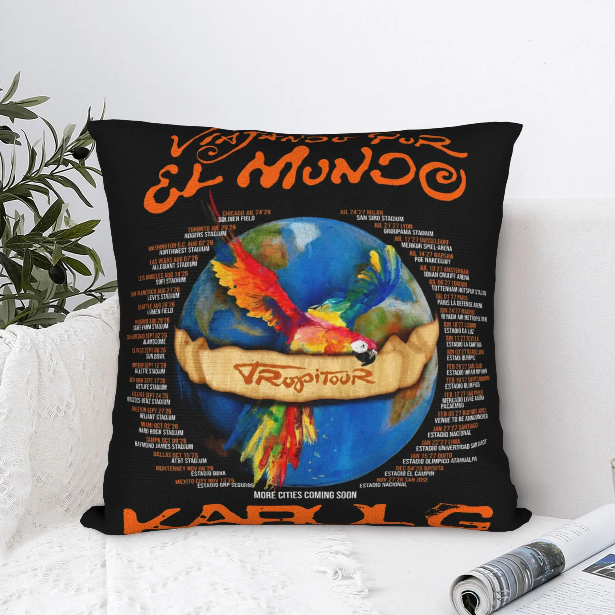 No Me Arrepiento De Sentir Tanto Karols G NMADST  Pillowcases Accessories Soft Cushion Cover Pillow Covers