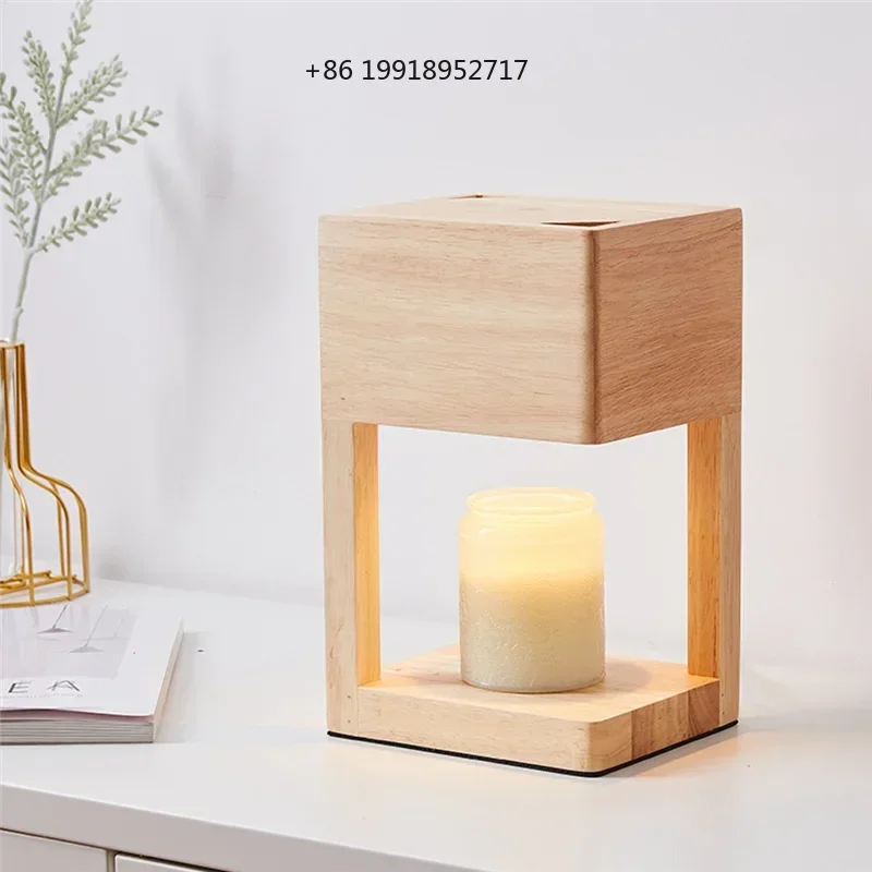 AB46-Melting Wax Electric Warmer  Dimmable For Scented Candles For Desk Bedroom Night Lights UK Plug-B Dur JJ24