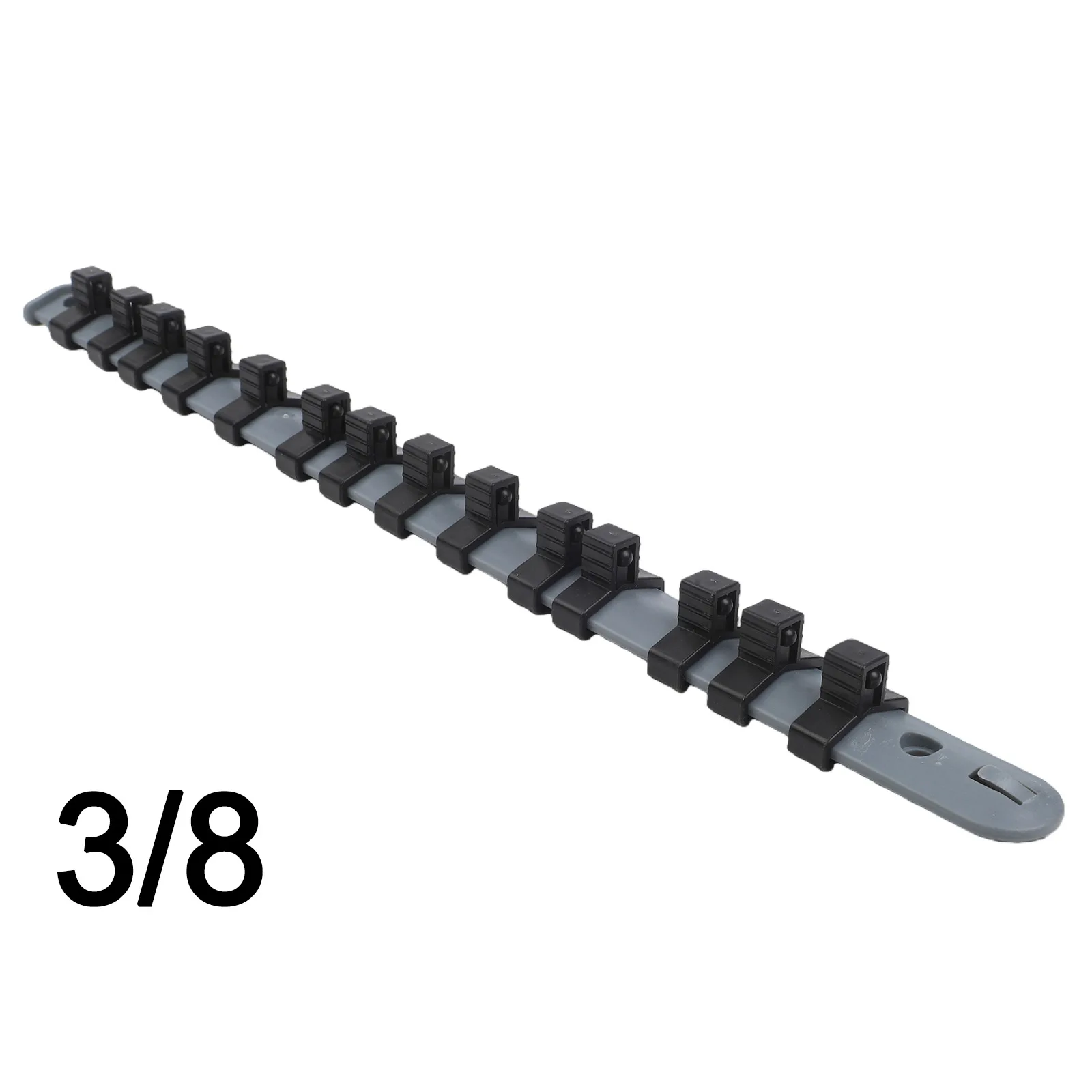 1pcs 350mm Socket Storage Rack Socket Organizer Tray Socket Rail 1/4in 3/8in 1/2in Socket Rack Holder Hand Tools
