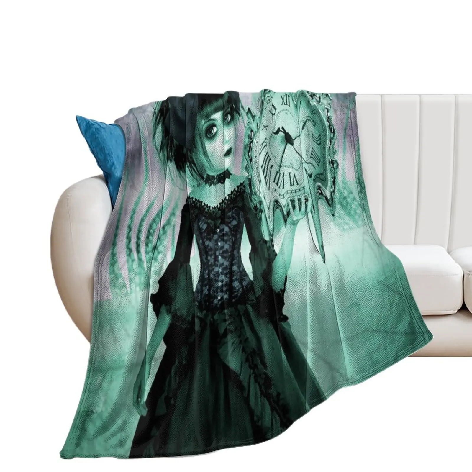 

Time (Melting) Throw Blanket valentine gift ideas Furry heavy to sleep Blankets