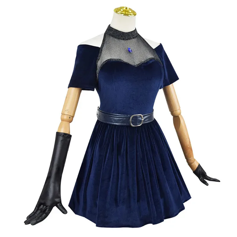 ชุดคอสเพลย์ Mizi จากอนิเมะ AIAI 2025 สำหรับการแสดงบนเวที ชุดแฟนซีสำหรับงานปาร์ตี้ฮาโลวีน ชุดราตรีสำหรับผู้หญิง