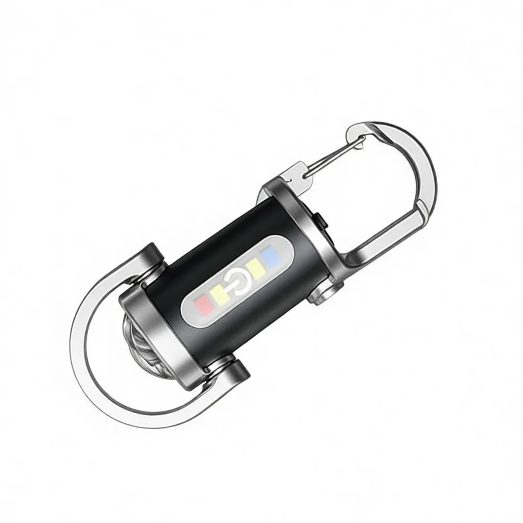 Multifunctional Emergency Led Keychain Light Portable Camping Flashlight Power Bank For Phone Outdoor Hiking Pocket Torch
