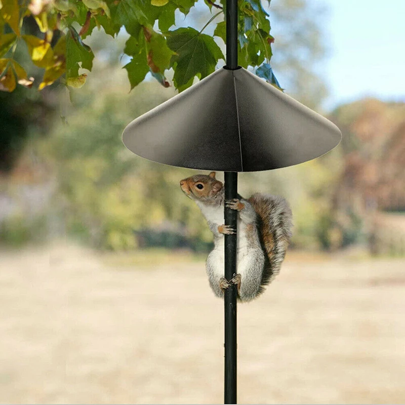 1PC New Squirrel Baffle 12/14 Inch Garden To Prevent Squirrel Theft Plastic Bird Feeder Guard Hanging Anti-Squirrel Baffle