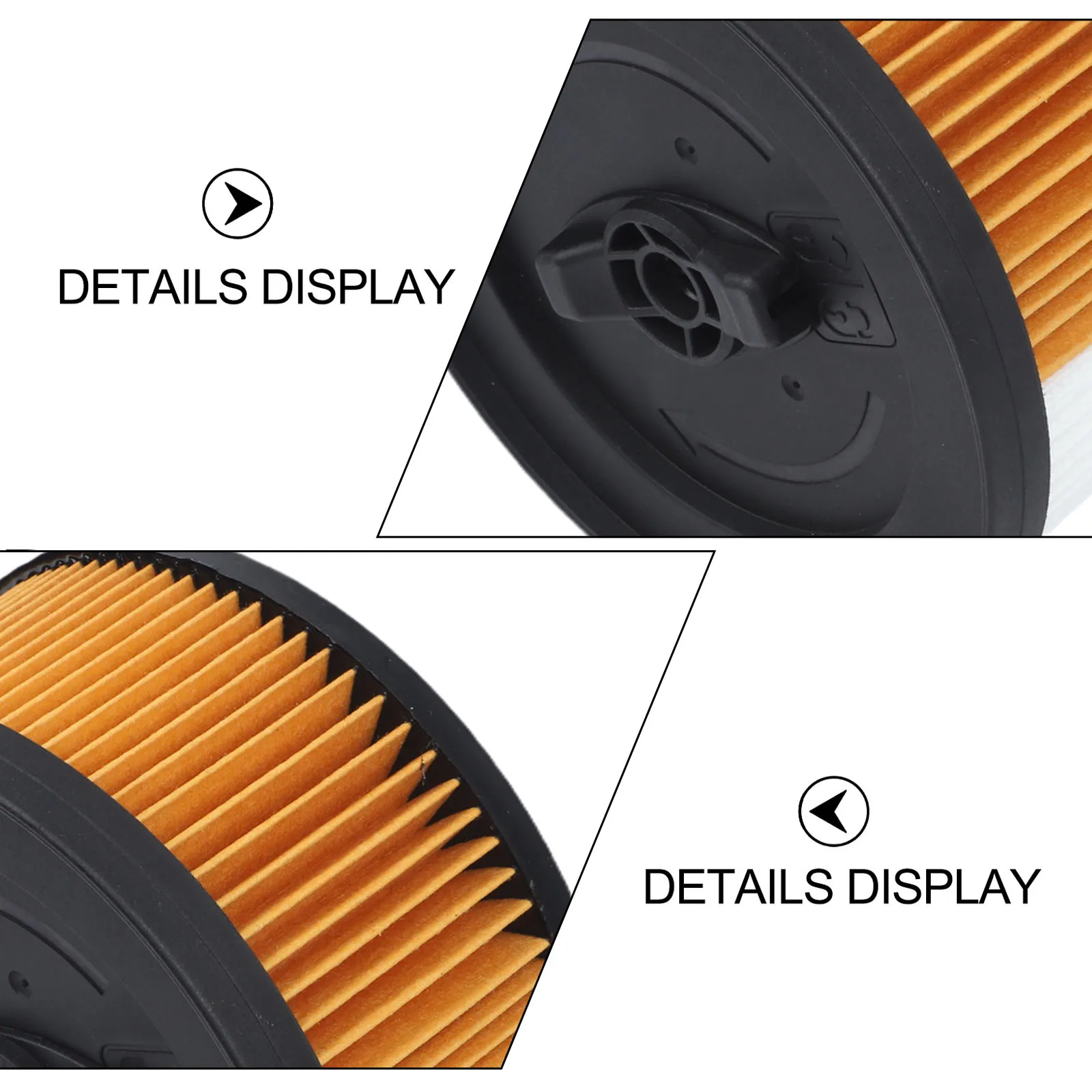 

Filter Accessory for Karcher Vacuum Models WD 4.200 5.200 M 5.300 M 5.500 M 5.800 eco ogic 6.414 960 to Enhance Dust Removal
