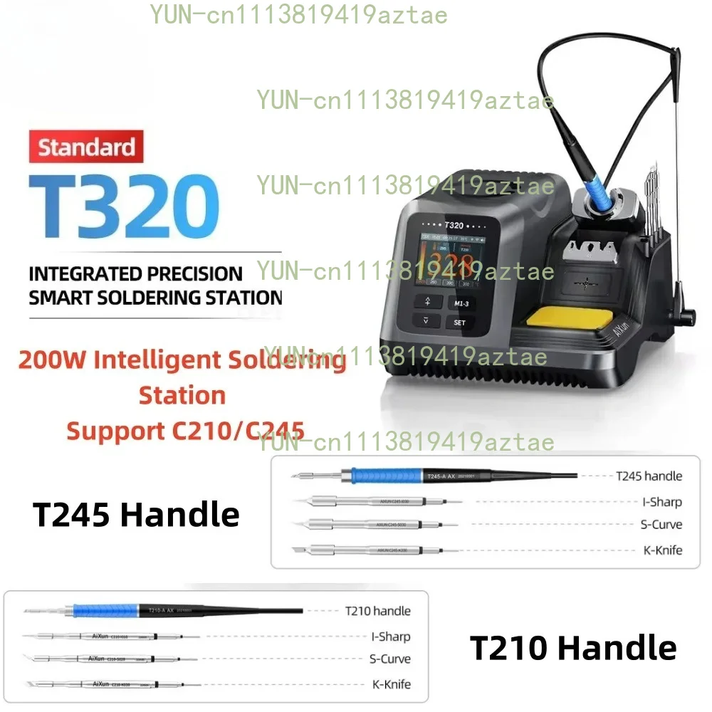 320 Soldering Station 200W High Power Support T245 C210 Handle Tip Intelligent Control for Phone Repair Welding Repair