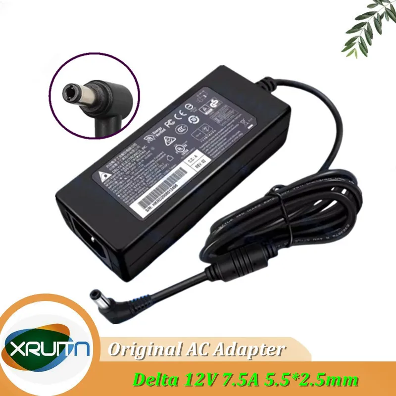 

Original Delta 90W AC Power Adapter DPS-90AB-3 12V 7.5A 5.5*2.5mm Charger Genuine Power Supply DPS-90FBA