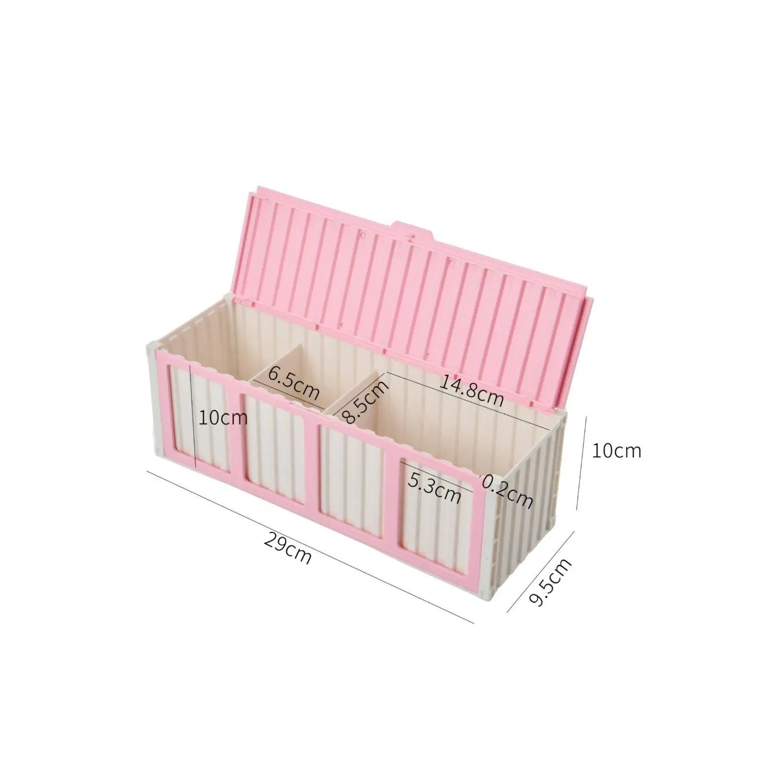 Photocard Display Holder Case for Kpop Cards Storage with Four Compartments Dustproof Cover for Collectible Showcase