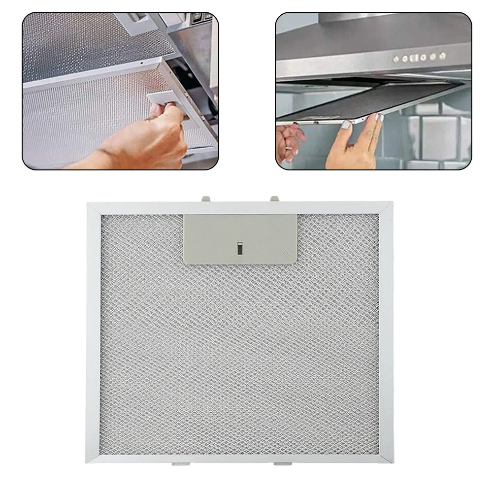 1/2pcs 12 Sizes Range Hood Filter Cooker Hood Grease Filter Metal Kitchen Extractor Ventilation Aspirator Filter Mesh