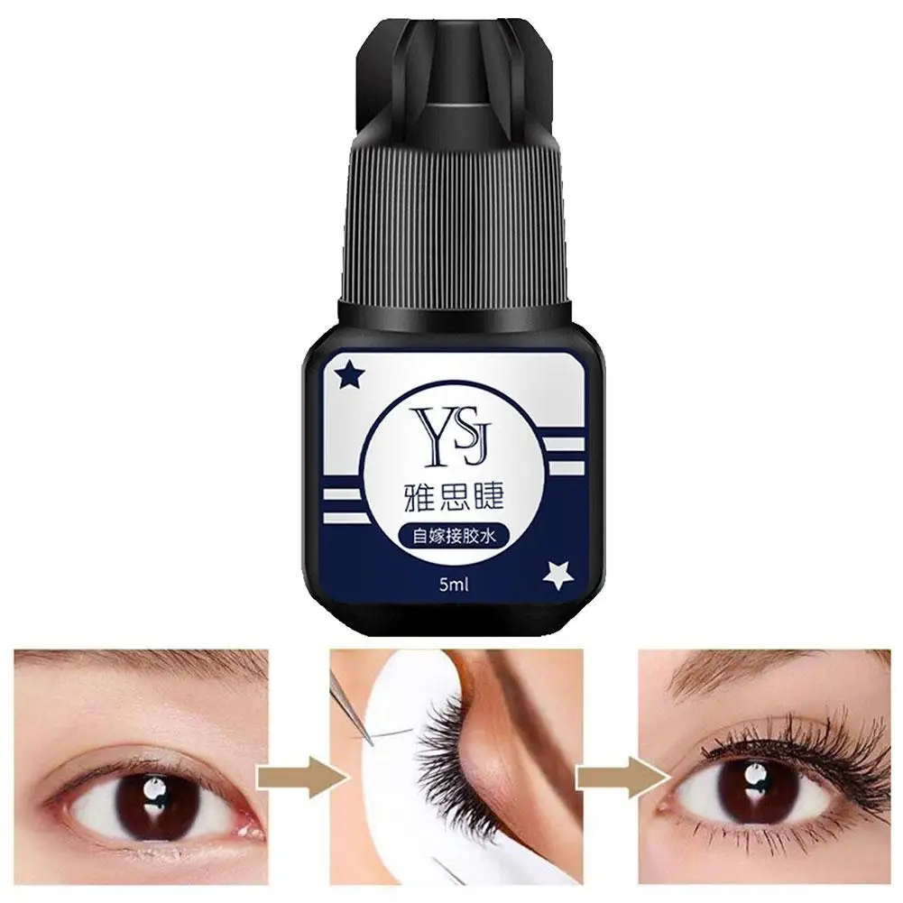 Pegamento para extensión de pestañas resistente al agua, pegamento para pestañas de injerto de larga duración, pegamento adhesivo de secado rápido, herramienta de maquillaje de pestañas No irritante