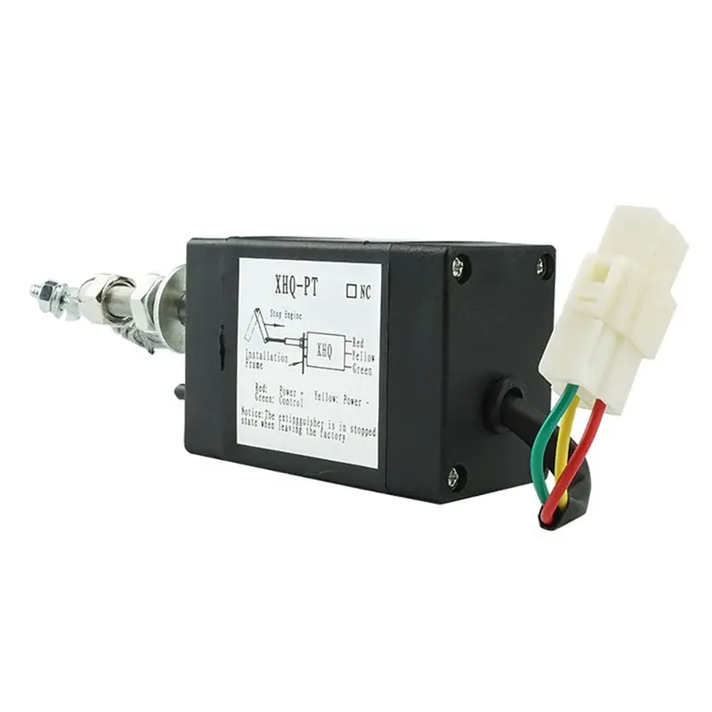 AU28-3X XHQ-PT Power Off Pull Type Engine Accessory Stop Solenoid(12V Normally Open)
