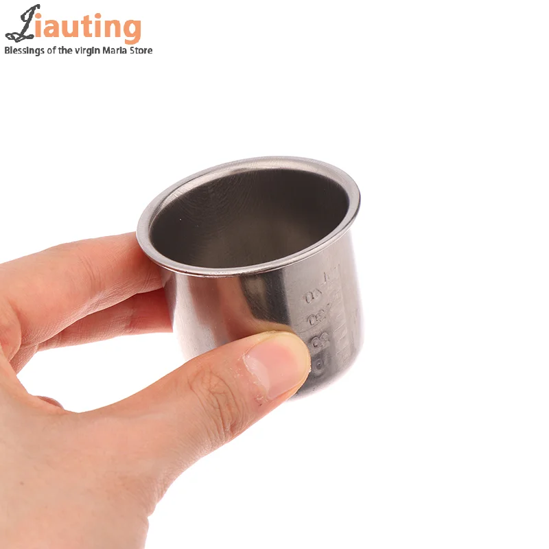 Medical Stainless Steel Medicine Measuring Cup With Scale 40Ml Small Medicine Cup Dental Tools