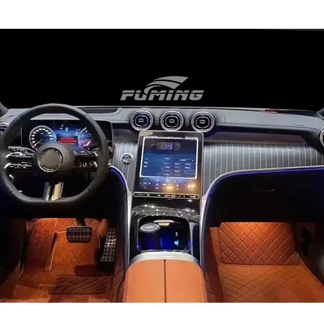 L'installazione per auto di livello 254 con tweeter rotante 4D viene fornito con luci ambientali a 64 colori, sistema audio interno aggiornato