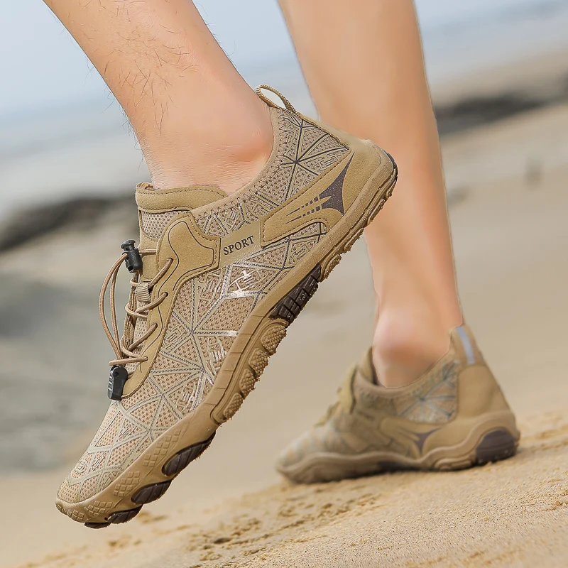 Summer Men Swimming Shoes Lightweight Quick-Drying Water Sports Shoes Yoga Diving Non-Slip Barefoot Shoes Women Swimming Shoes image 3