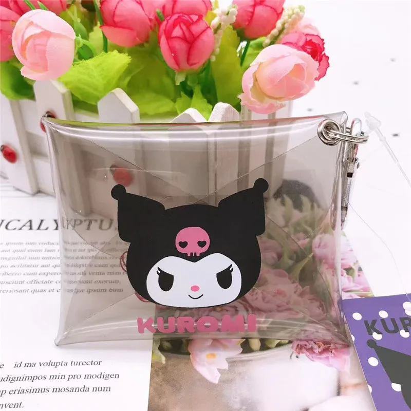 New Cute Sanrio Jelly Style Coin Purse Hello Kitty Backpack Accessories Cartoon Storage Coin Pack Water Proof Wallet Girls Gift