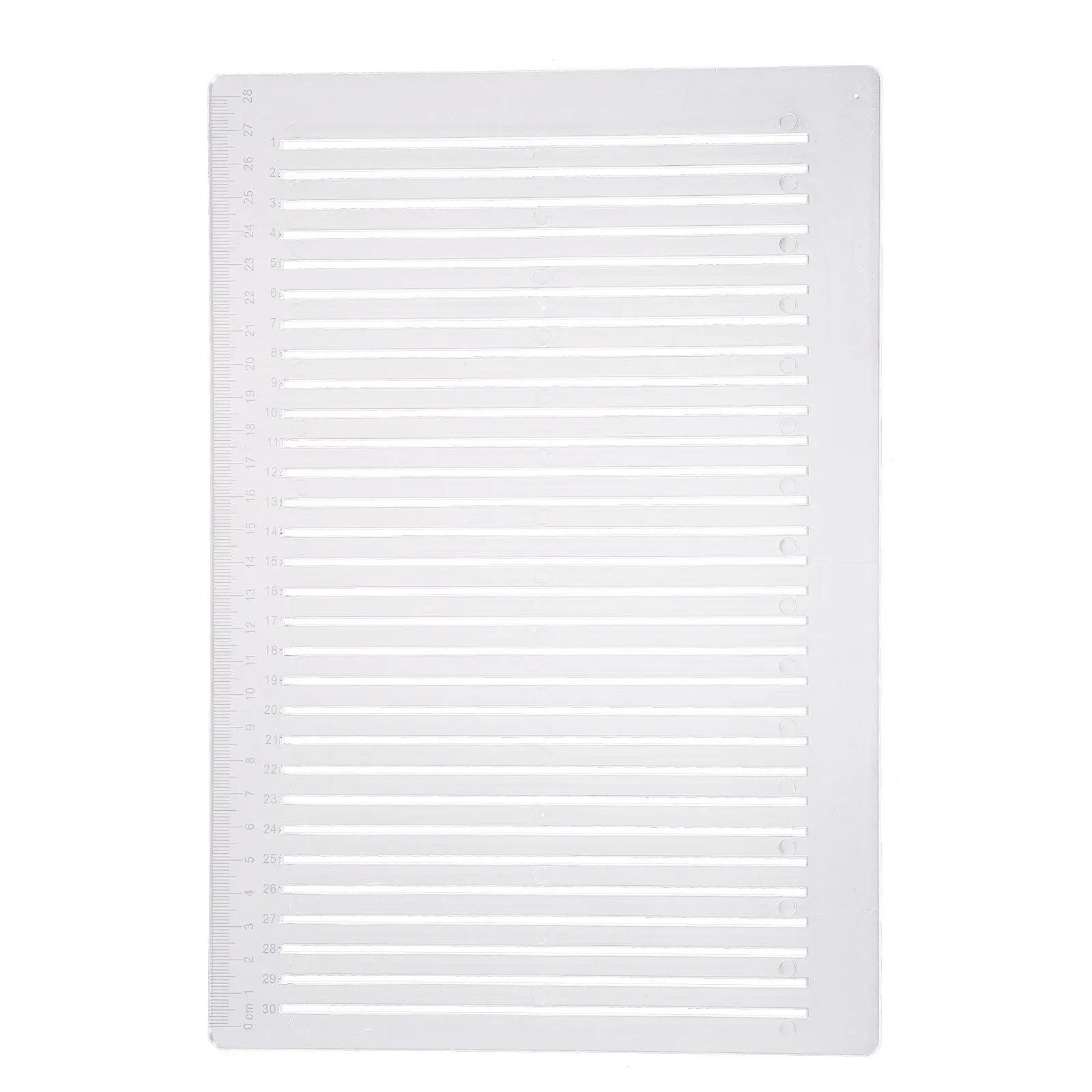 1pc Exam Ruler Transparent Plastic Measuring Ruler For School Students Line Drawing Tool Stationery Supply Drawing Instrument