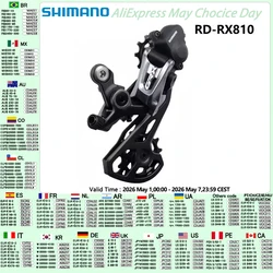 Shimano GRX RX RD RX812 RX810 RX815 RX817 2x11s Road Bike Rear Derailleur Shadow+ Clutch Compatible With RX800 R8000 R7000