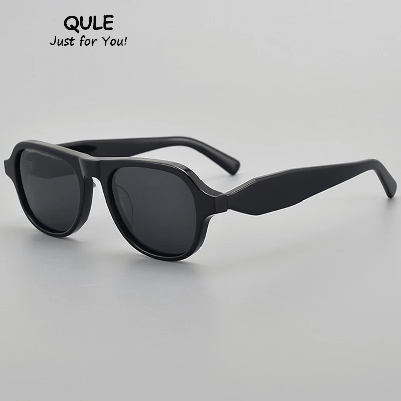 

Vintage Korea Designer Brand Sunglasses for Women Fashion Acetate Oversized Outdoor Anti-UV Eyewear Man Handcrafted Sun Glasses