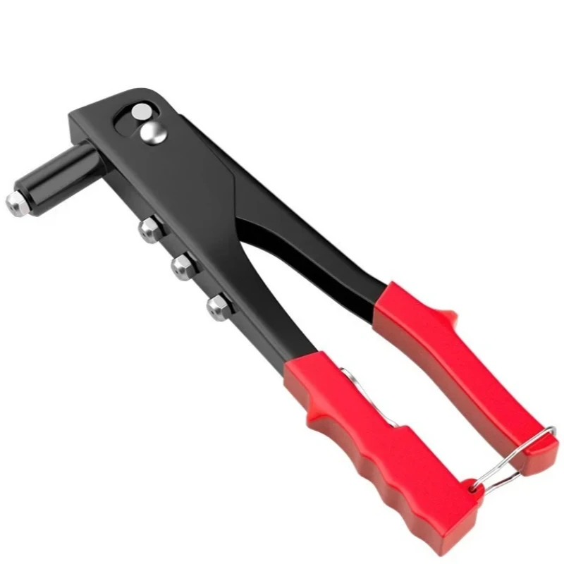 مع 100 قطعة من المسامير لقارب مقطورة الأثاث-مجموعة مسدس برشام البوب المهنية الثقيلة برشام بندقية اليد المبرشم أداة عدة #6