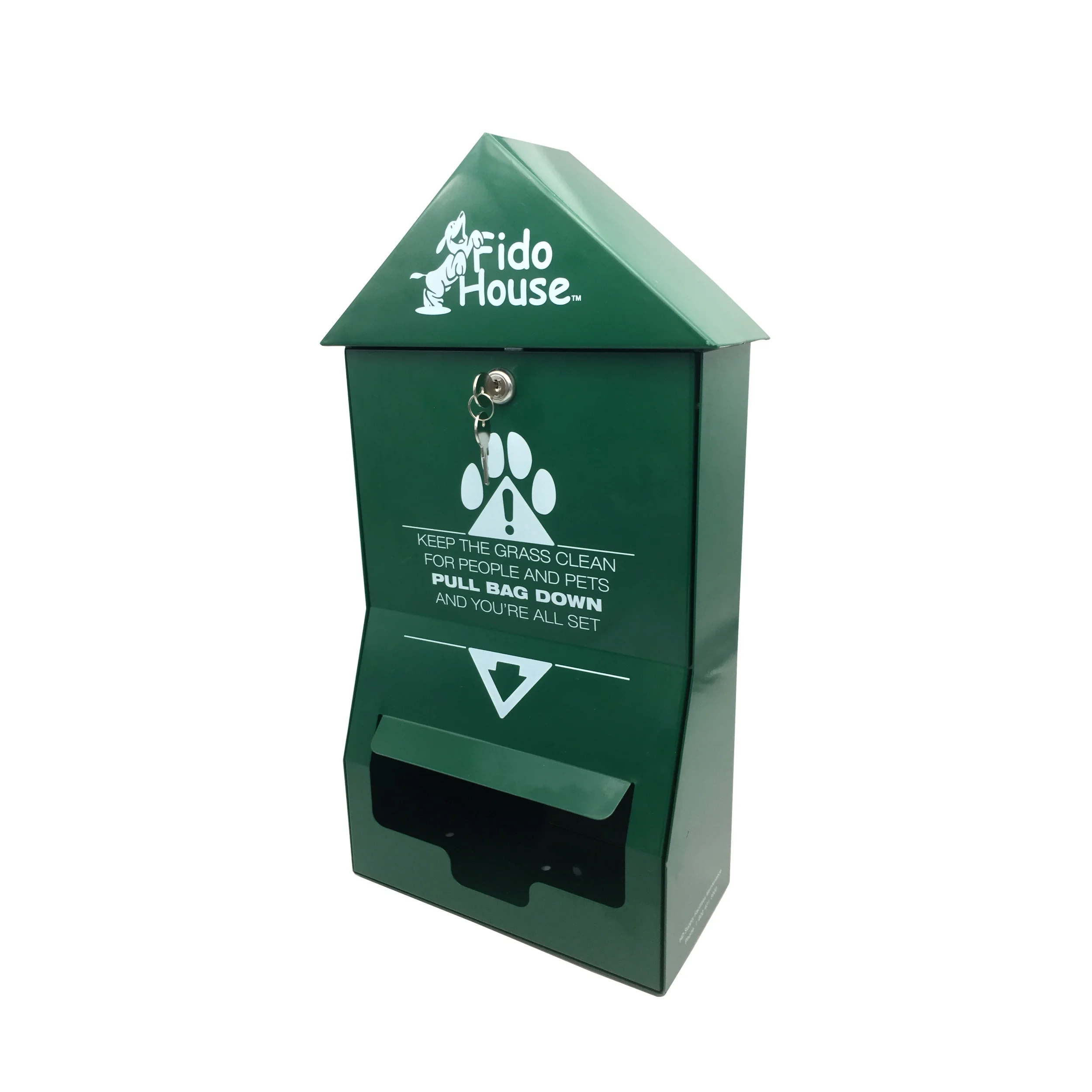 Aluminum Outdoor Refillable Dog Waste Bag for Dog Waste Station Dispenser Box with Easy Mounting Kit