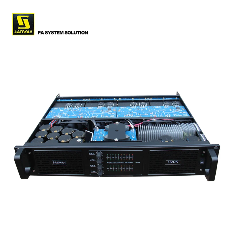 D20K FP20000 4 Channel 16000W Outdoor Class D Big Power Professional Amplifier