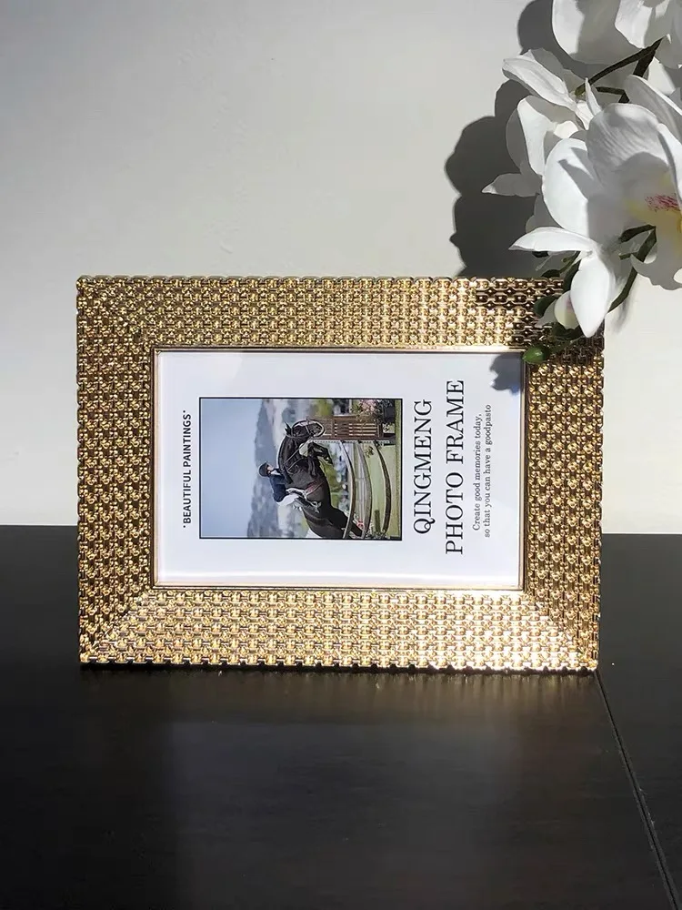 Modern,Fashionable And Creative Metal Photo Frame Home Desktop Decoration