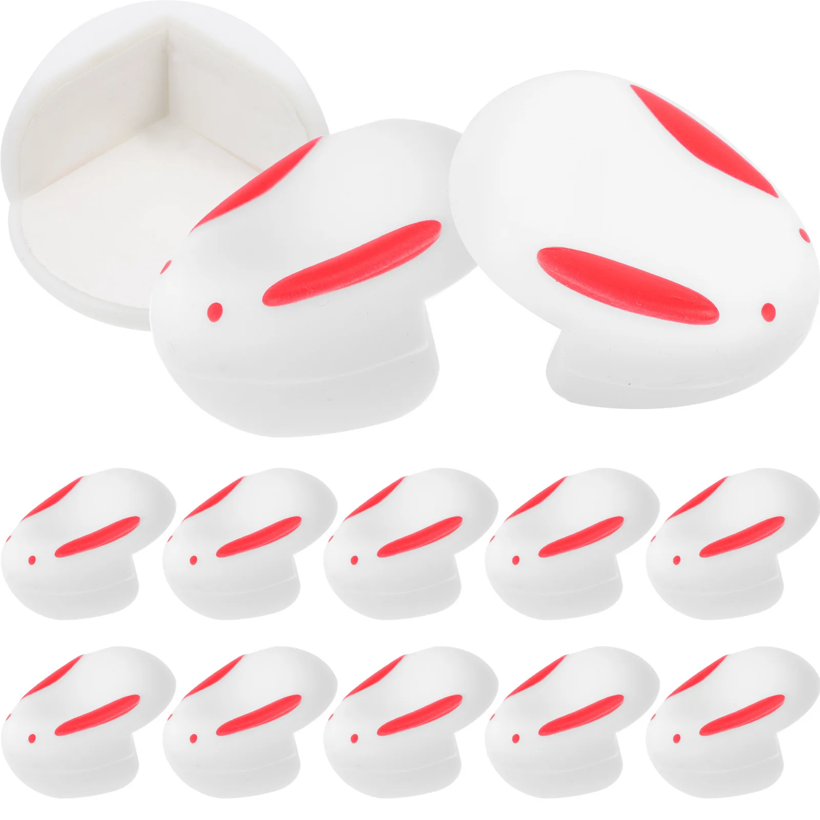 

10 шт., силиконовые угловые ограждения, защита от детей, в форме кролика, защита от столкновений, защита кромок мебели, защитные бамперы для стола