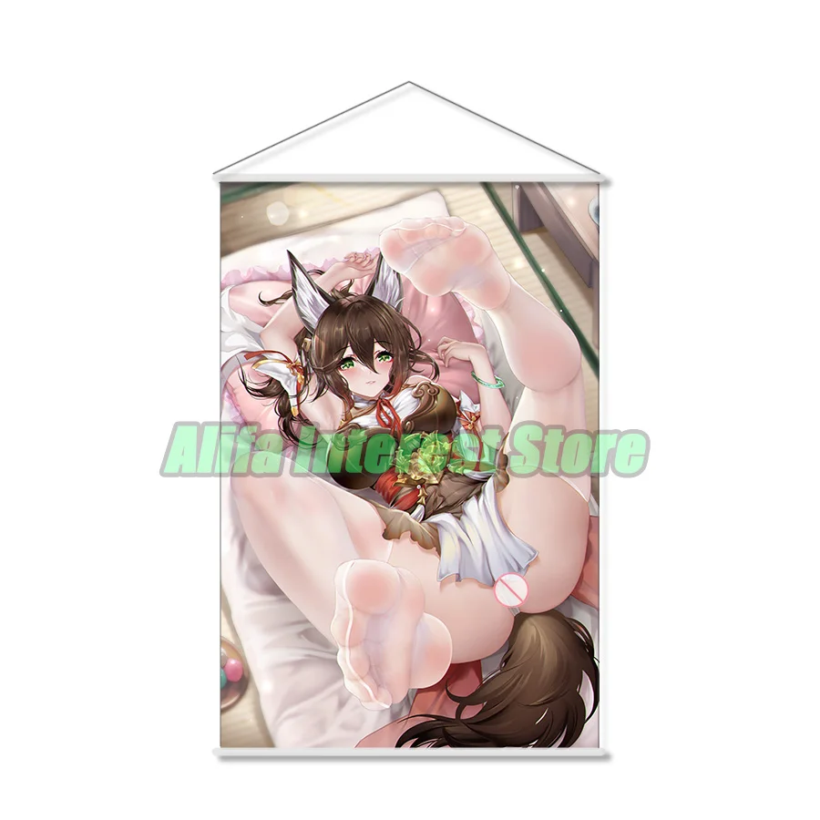 Tingyun Honkai:Star Rail Anime Wall Scroll Hanging Poster Home Decor Painting