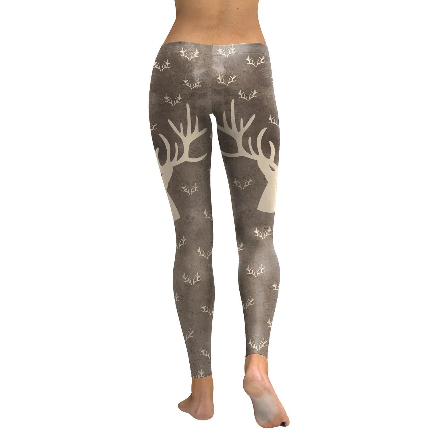 กางเกงโยคะฤดูใบไม้ร่วง เอวกลาง เซ็กซี่ ยืดหยุ่น กระชับรูปร่าง ออกกำลังกาย ฟิตเนส เลกกิ้งผู้หญิง รุ่นใหม่ ปี 2025 สำหรับฮาโลวีน คริสต์มาส