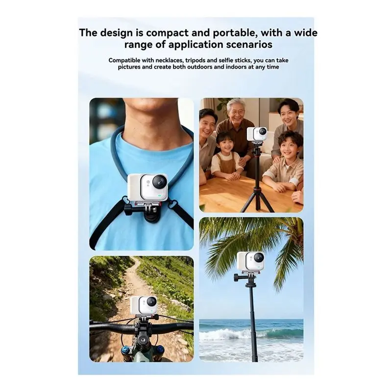 【Shop Now】For Go Ultra Magnetic Quick Release Base Aluminum Alloy Extension Mount Adapter Holder Bracket Accessories Ki