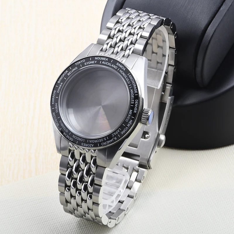 

Корпус для часов HEIMDALLR GMT с корпусом Корпус для часов из нержавеющей стали Сапфировое стекло для NH34 Автоматический механизм Часы для дайвинга подходят для Seiko