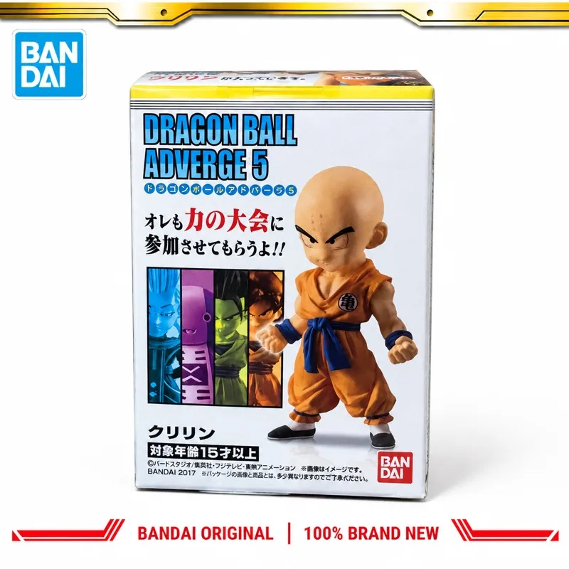 In Stock Bandai Original Banpresto Dragon Ball Krillin Action Figure Model Doll Brand New Boxed Anime Characters Toys Model