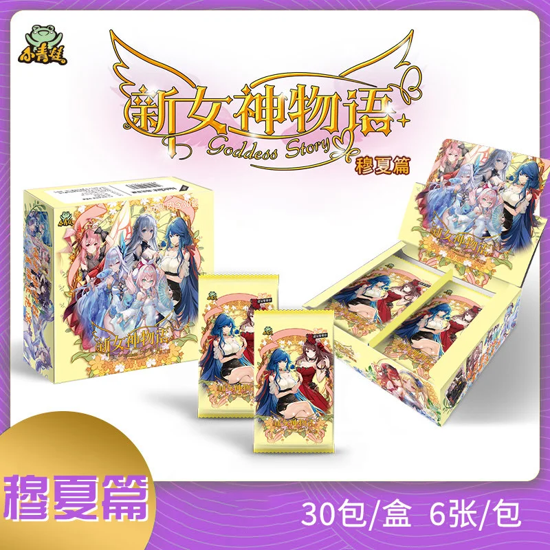 

2025 Frog 2m16 Goddess Story Collection Cards Beautiful Color Board Games Anime Waifu For Party Playing Anime Cards Kids Gift