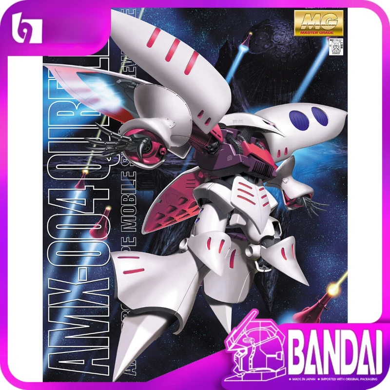 In Stock Bandai 1/100MG White Kabini AMX-004 Kabini Harman with Gundam Assembly Model