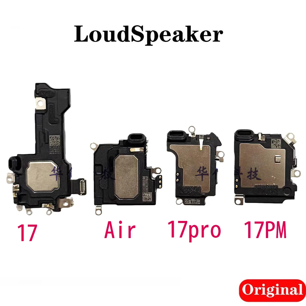 

100% Original Loudspeaker For iPhone 17 AIr 17Pro 17 pro max Loud Speaker Ringer inner Buzzer Flex Parts