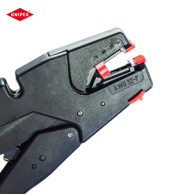 Немецкий автоматический инструмент для зачистки проводов KNIPEX, многофункциональный инструмент для электрика 1242195   Импортный