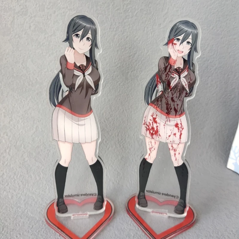 

Игра Yandere Simulator Ayano Aishi Yan-chan Косплей Стоящая тарелка Акриловая фигурка Подставка Аксессуары Орнамент Опора