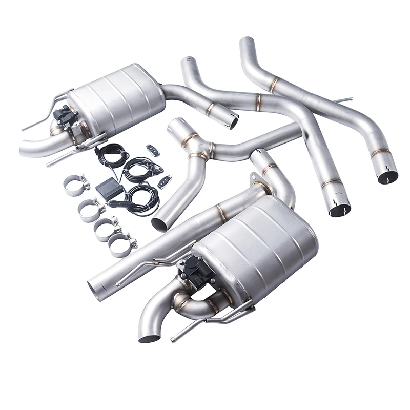 [Custom product] 2013-2019 Cadillac XTS Platinum version 3.6L 2.0T stainless steel exhaust pipe system with valve original car