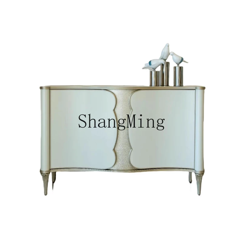 

DHY light luxury bucket cabinet, cream style dining side cabinet, entrance cabinet, living room decoration cabinet