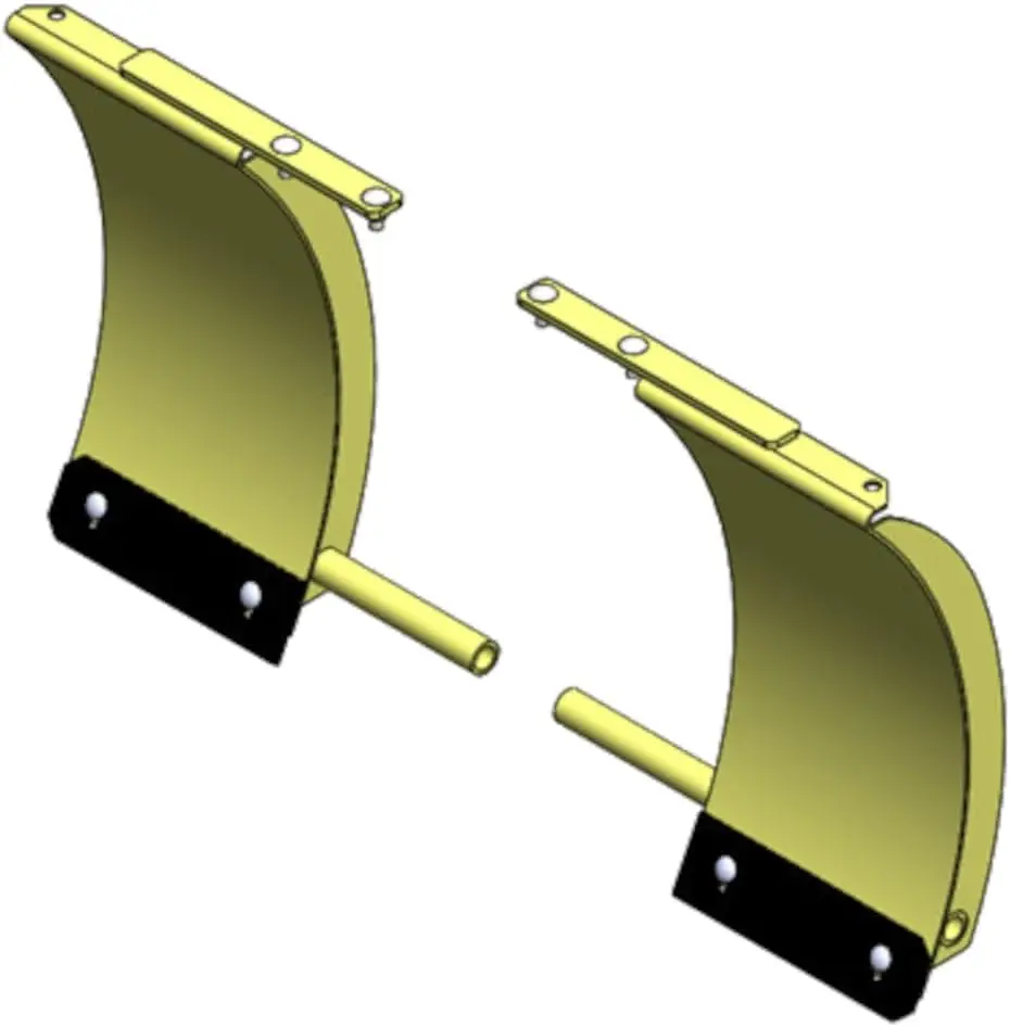 Kit de extensão de lâmina de neve com asas de arado de 18 polegadas - Lp53767