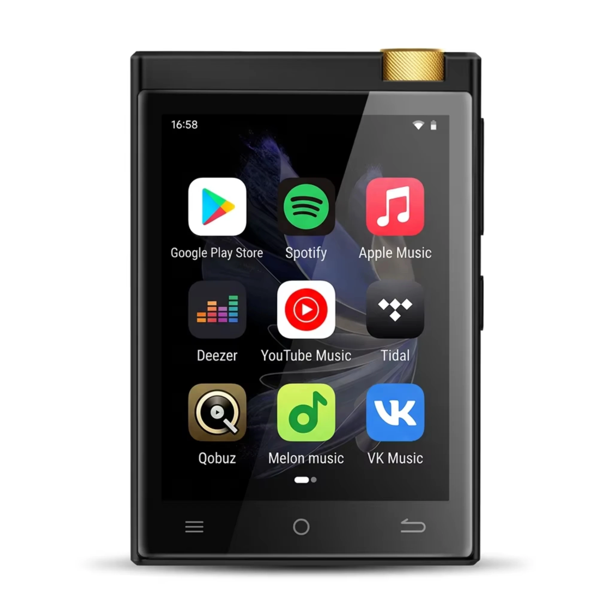 Mini Pocket HiFi Audio Player Dual Band WiFi Bluetooth 5.0 Android Music Player Supports 256GB TF PlayStore Apps