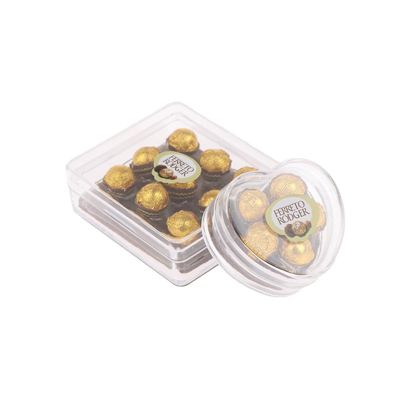1:12 Dollhouse Miniature Chocolate Gift Box Model Food Toy Kitchen Accessories