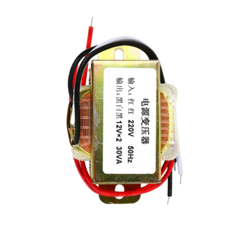 Dual 12V Power Transformer AC220 to 12V Output 30W Power Amplifier Computer Speaker Power Supply 50Hz Transformer