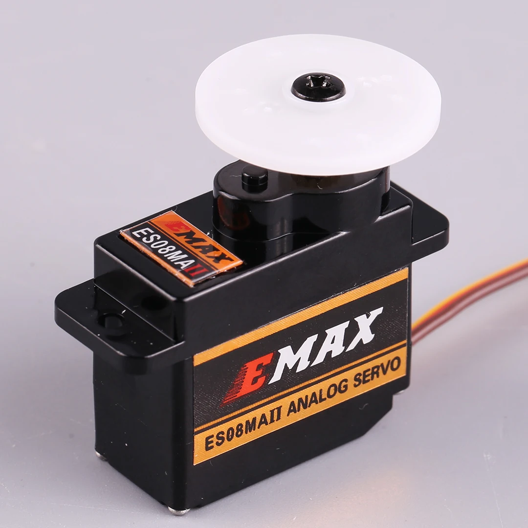 Modelo EMAX, aviones de control remoto, ala fija ES08MA II, Servo 8g 9g, simulación de engranaje de Metal, Servidor de avión para aviones RC