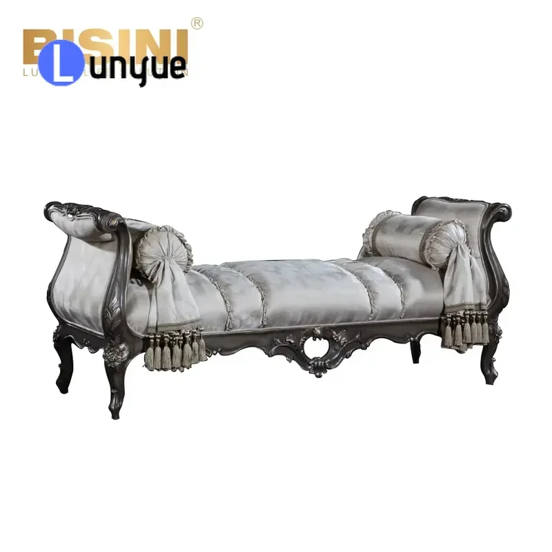 Solid Wood Birch Recliner Bedside Stool Leisure Shoe Changing Chair for Bedroom Living Room Comfortable Durable Furniture