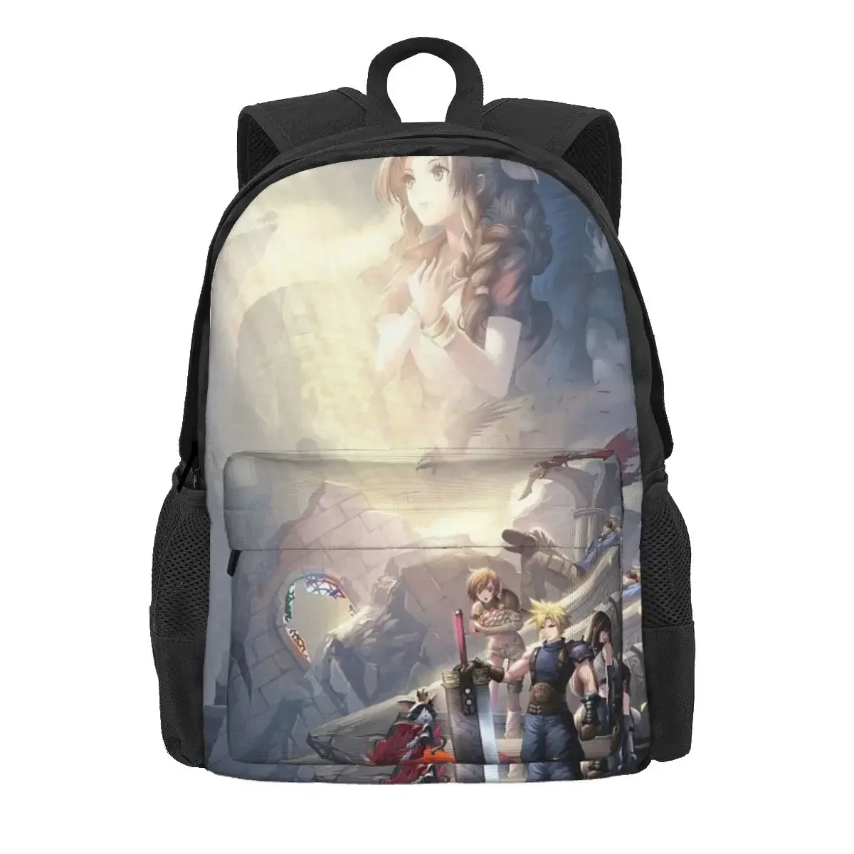 Tifa Lockhart-Final Fantasy 7 Ff7Remake Ffvii Final Backpack Daypack Kids BookBag School Bag Shoulder Bags for Men Women